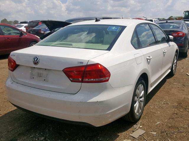 1VWAT7A3XEC066796 - 2014 VOLKSWAGEN PASSAT S WHITE photo 4