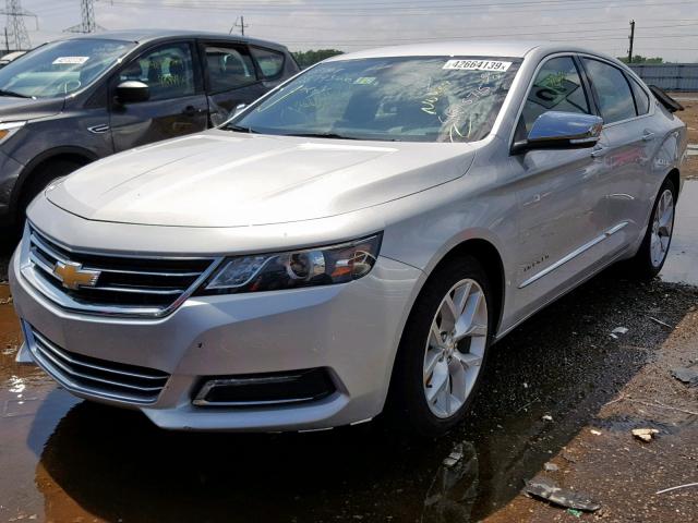 2G1125S39J9154256 - 2018 CHEVROLET IMPALA PRE ვერცხლისფერი ფოტო 2