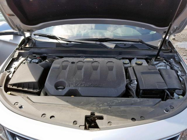 2G1125S39J9154256 - 2018 CHEVROLET IMPALA PRE ვერცხლისფერი ფოტო 7