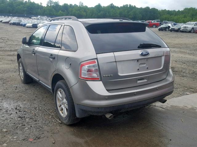 2FMDK36CX8BA40977 - 2008 FORD EDGE SE SILVER photo 3