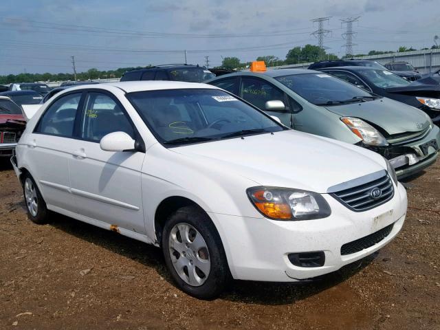 KNAFE221395654601 - 2009 KIA SPECTRA EX WHITE photo 1