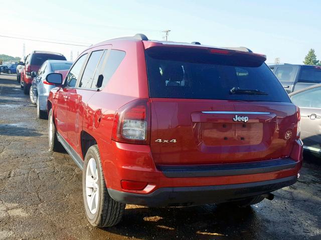 1C4NJDBB6GD508761 - 2016 JEEP COMPASS SP RED photo 3