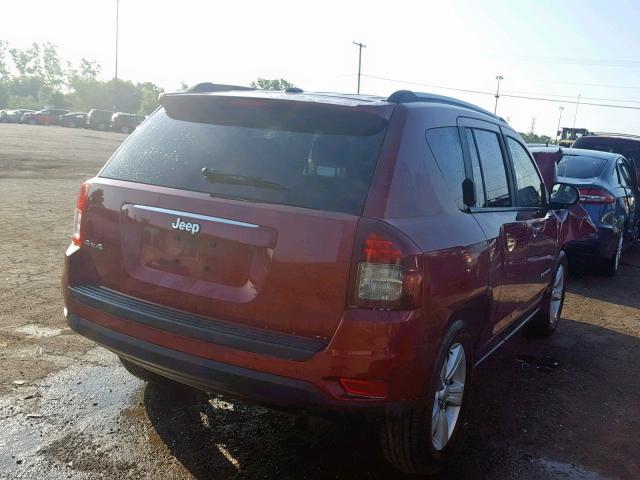 1C4NJDBB6GD508761 - 2016 JEEP COMPASS SP RED photo 4