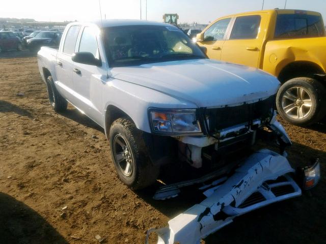 1D7HE38K28S513056 - 2008 DODGE DAKOTA SXT WHITE photo 1