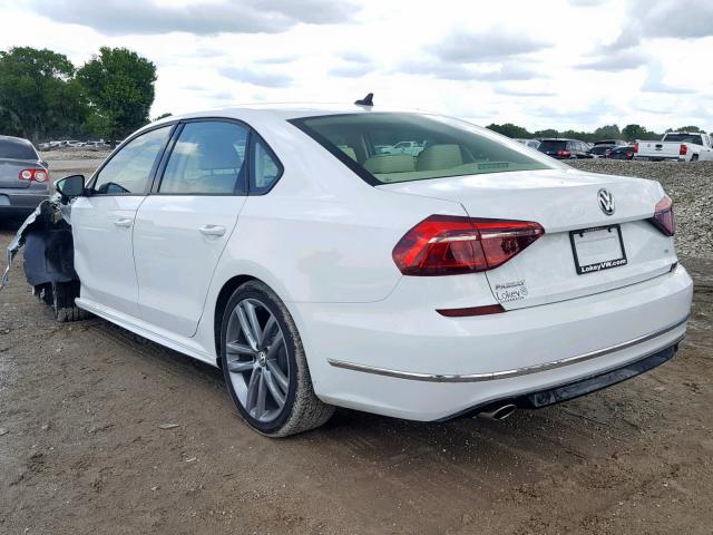 1VWAA7A38JC016897 - 2018 VOLKSWAGEN PASSAT S WHITE photo 3