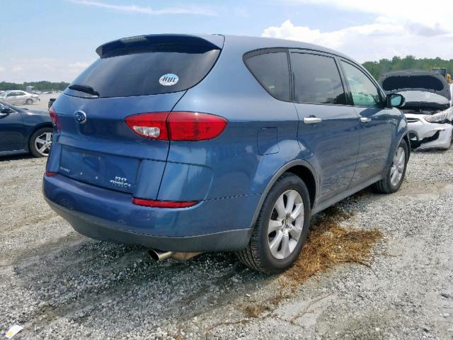 4S4WX86CX64413224 - 2006 SUBARU B9 TRIBECA BLUE photo 4