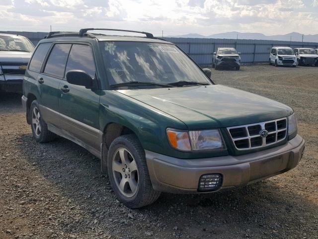 JF1SF6556YH730819 - 2000 SUBARU FORESTER S GREEN photo 1