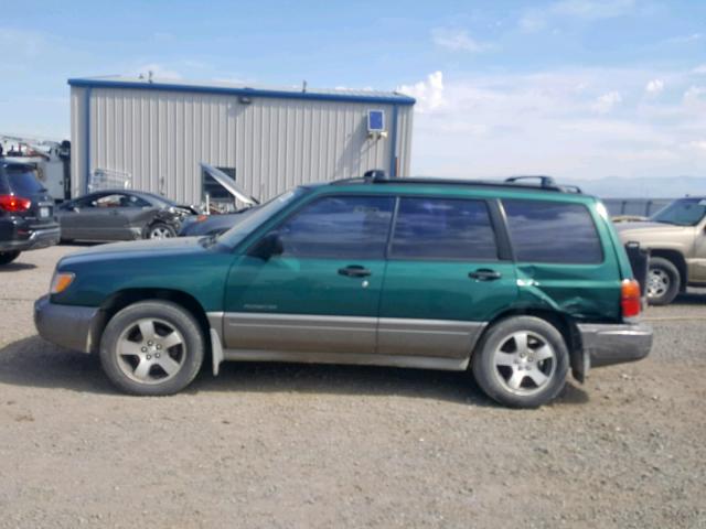 JF1SF6556YH730819 - 2000 SUBARU FORESTER S GREEN photo 9