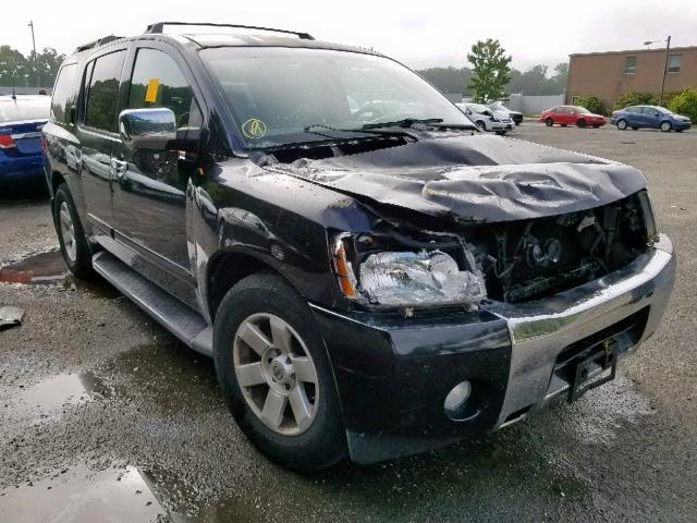 5N1AA08A46N715000 - 2006 NISSAN ARMADA SE BLACK photo 1