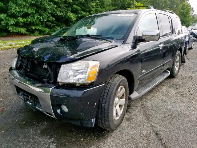 5N1AA08A46N715000 - 2006 NISSAN ARMADA SE BLACK photo 2