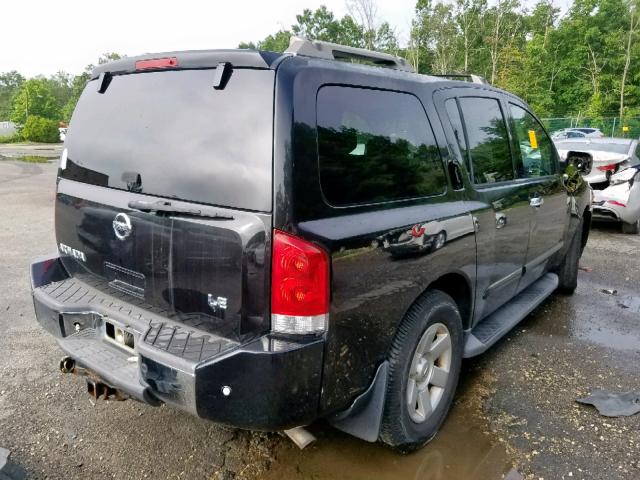 5N1AA08A46N715000 - 2006 NISSAN ARMADA SE BLACK photo 4