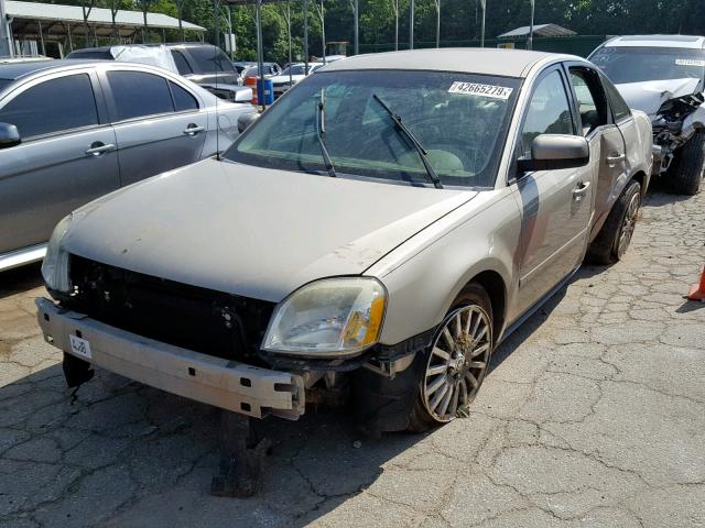 1MEFM421X5G603997 - 2005 MERCURY MONTEGO PR ოქროსფერი ფოტო 2