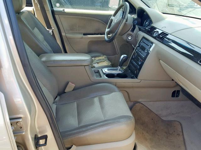 1MEFM421X5G603997 - 2005 MERCURY MONTEGO PR ოქროსფერი ფოტო 5