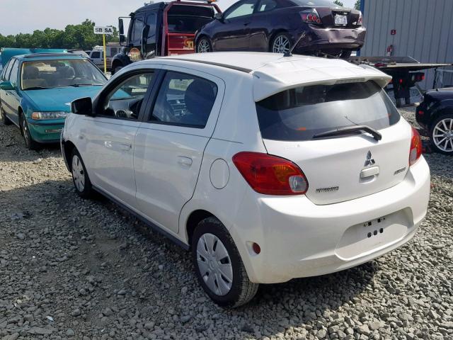 ML32A3HJ0FH053511 - 2015 MITSUBISHI MIRAGE DE WHITE photo 3