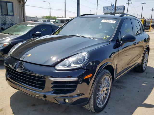 WP1AB2A20FLA61039 - 2015 PORSCHE CAYENNE S BLACK photo 2