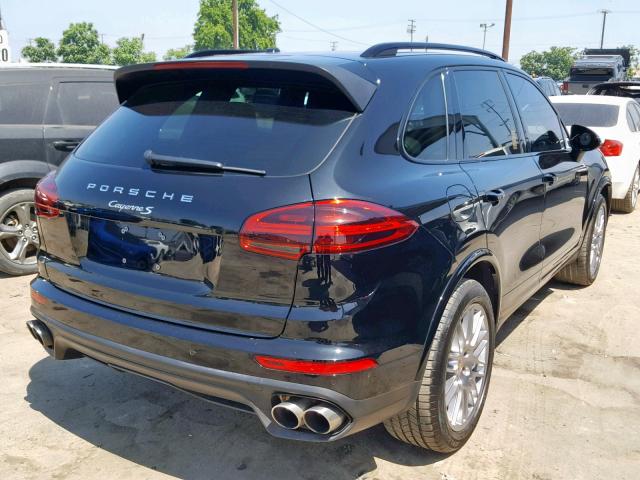 WP1AB2A20FLA61039 - 2015 PORSCHE CAYENNE S BLACK photo 4