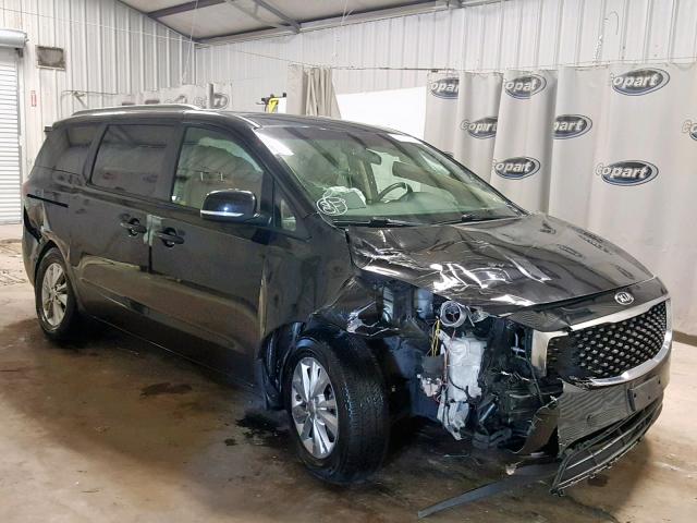 KNDMB5C11H6324158 - 2017 KIA SEDONA LX BLACK photo 1