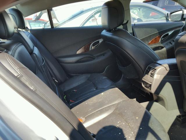 1G4GC5ED9BF316992 - 2011 BUICK LACROSSE C SILVER photo 6