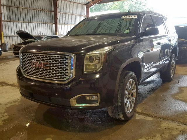 1GKS1CKJ5FR153138 - 2015 GMC YUKON DENA BLACK photo 2