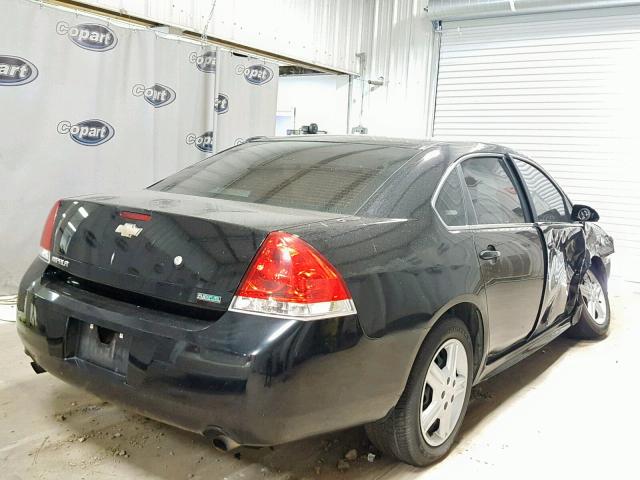 2G1WD5E34C1220337 - 2012 CHEVROLET IMPALA POL BLACK photo 4