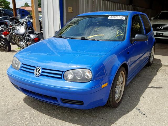 9BWKE61J934076310 - 2003 VOLKSWAGEN GTI 20TH A BLUE photo 2