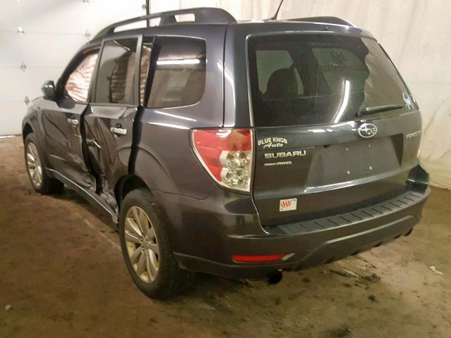 JF2SHBEC1CH440834 - 2012 SUBARU FORESTER L CHARCOAL photo 3