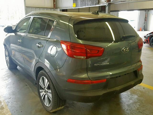 KNDPC3AC6F7763043 - 2015 KIA SPORTAGE E GRAY photo 3