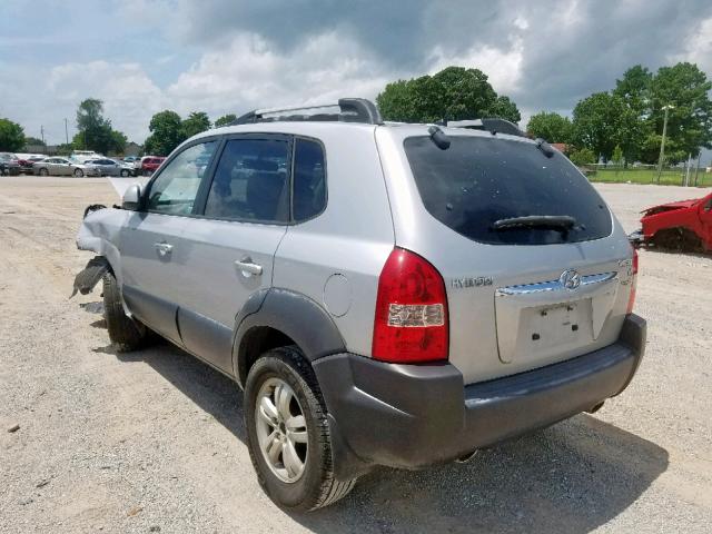 KM8JN12D87U635168 - 2007 HYUNDAI TUCSON SE GRAY photo 3