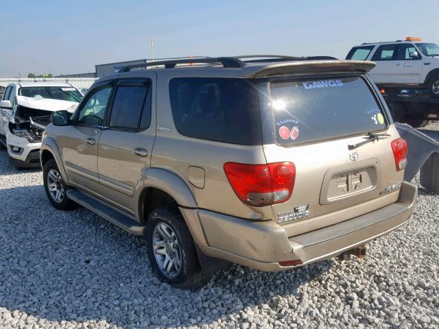 5TDBT48A55S241948 - 2005 TOYOTA SEQUOIA LI TAN photo 3