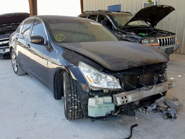 JNKCV61EX9M301021 - 2009 INFINITI G37 BASE BLACK photo 1