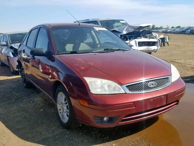 1FAFP34N36W119069 - 2006 FORD FOCUS ZX4 BURGUNDY photo 1