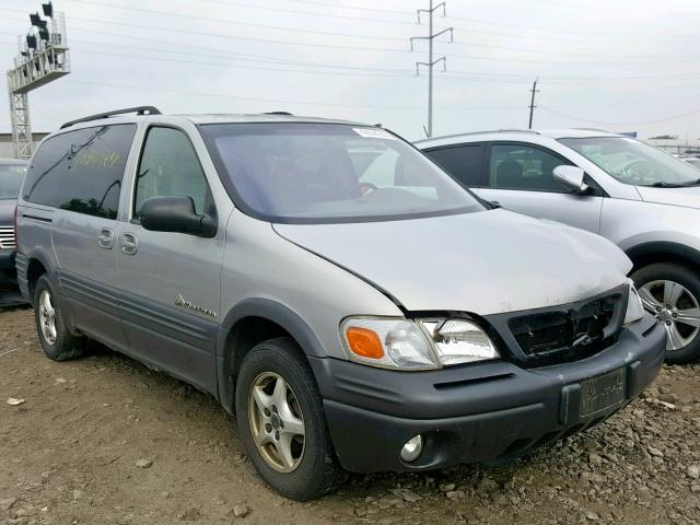 1GMDX03E4YD115169 - 2000 PONTIAC MONTANA GRAY photo 1