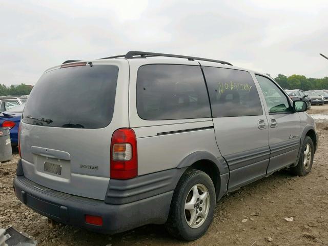 1GMDX03E4YD115169 - 2000 PONTIAC MONTANA GRAY photo 4