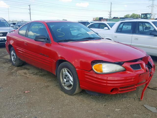 1G2NE12T8XM811945 - 1999 PONTIAC GRAND AM S RED photo 1