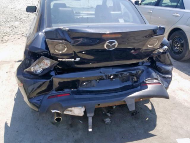 JM1BK324781785952 - 2008 MAZDA 3 S BLACK photo 9