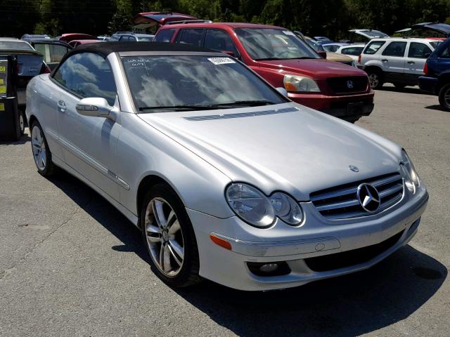 WDBTK56G36T066301 - 2006 MERCEDES-BENZ CLK 350 SILVER photo 1