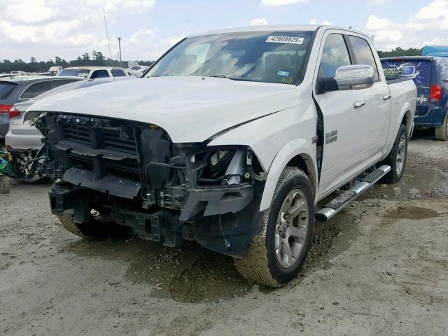 1C6RR6NT1ES225498 - 2014 RAM 1500 LARAM WHITE photo 2