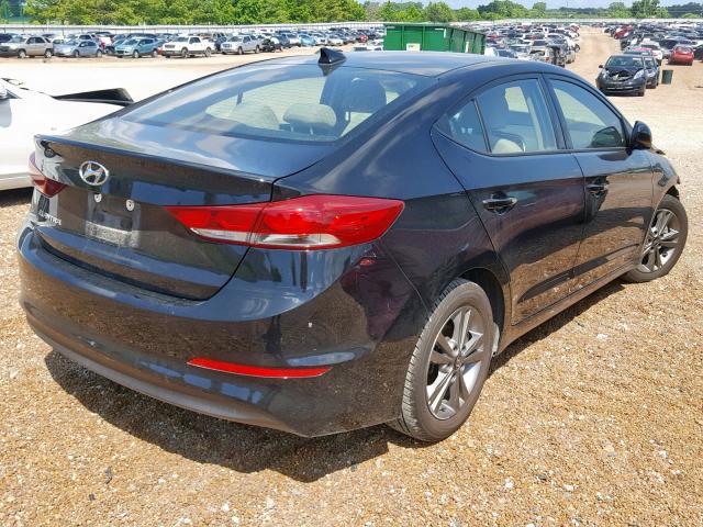 5NPD84LF9JH323159 - 2018 HYUNDAI ELANTRA SE BLACK photo 4