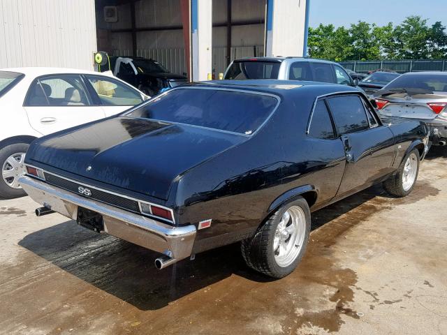 111279W455120 - 1969 CHEVROLET NOVA BLACK photo 4