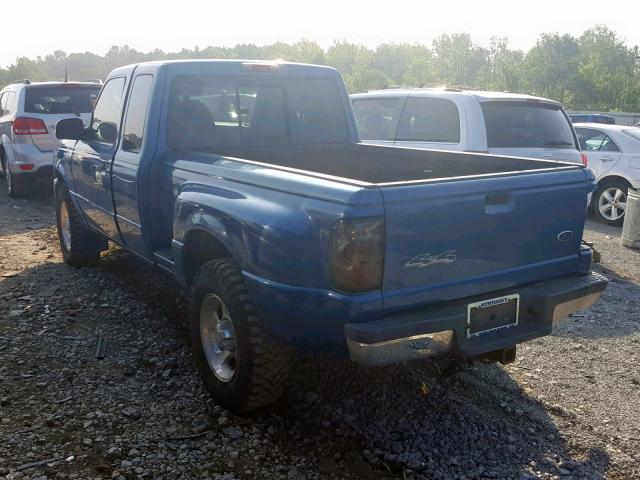 1FTZR15EX1PB77865 - 2001 FORD RANGER SUP BLUE photo 3