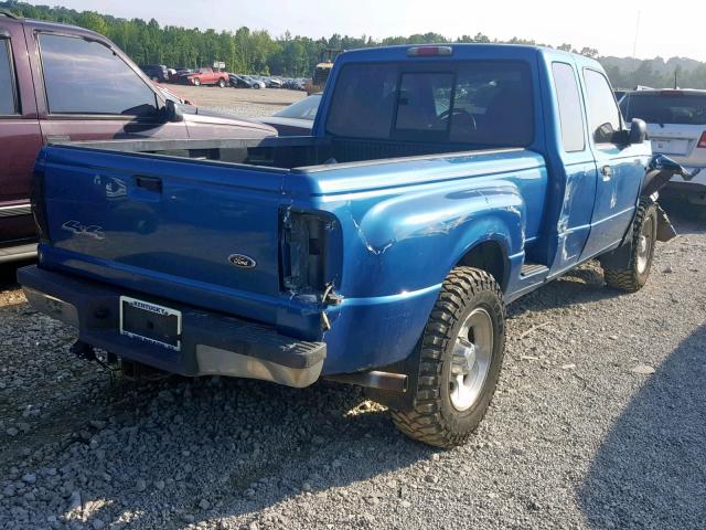 1FTZR15EX1PB77865 - 2001 FORD RANGER SUP BLUE photo 4