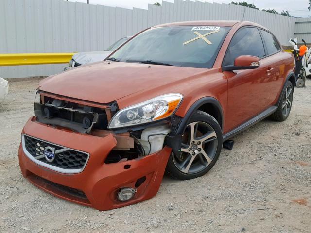 YV1672MK9C2265113 - 2012 VOLVO C30 T5 ORANGE photo 2