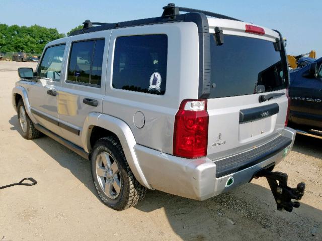 1J8HG48N66C188321 - 2006 JEEP COMMANDER GRAY photo 3