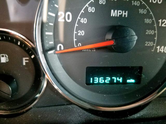 1J8HG48N66C188321 - 2006 JEEP COMMANDER GRAY photo 8