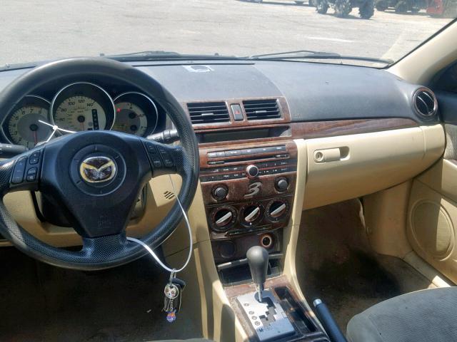 JM1BK12F071747435 - 2007 MAZDA 3 I GOLD photo 9