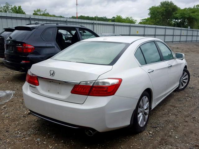 1HGCR2F82DA157834 - 2013 HONDA ACCORD EXL WHITE photo 4