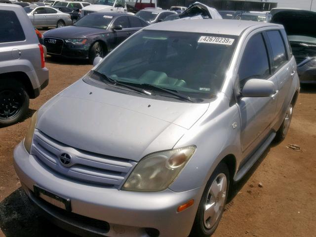 JTKKT624750102012 - 2005 TOYOTA SCION XA SILVER photo 2