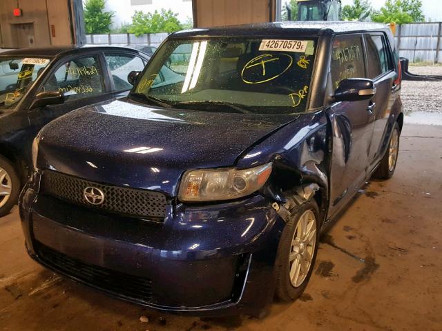 JTLKE50E081012288 - 2008 TOYOTA SCION XB 蓝色 照片 2