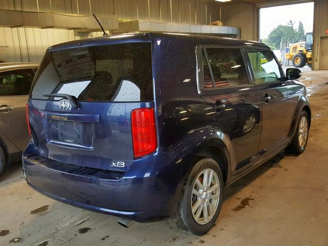 JTLKE50E081012288 - 2008 TOYOTA SCION XB 蓝色 照片 4