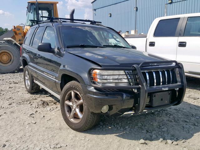 1J8GW68J04C139393 - 2004 JEEP GRAND CHER BLACK photo 1